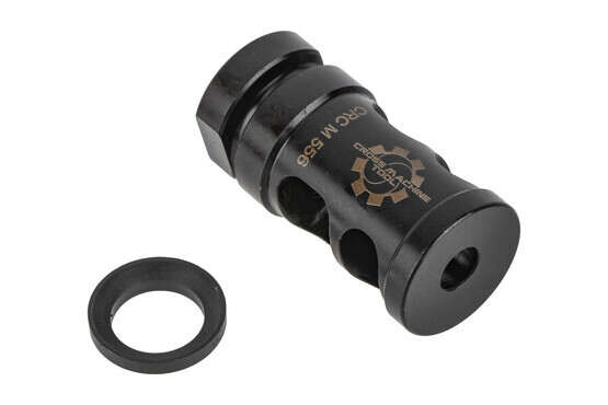 The Cross Machine Tool AR15 compensator comes with a crush washer for installation